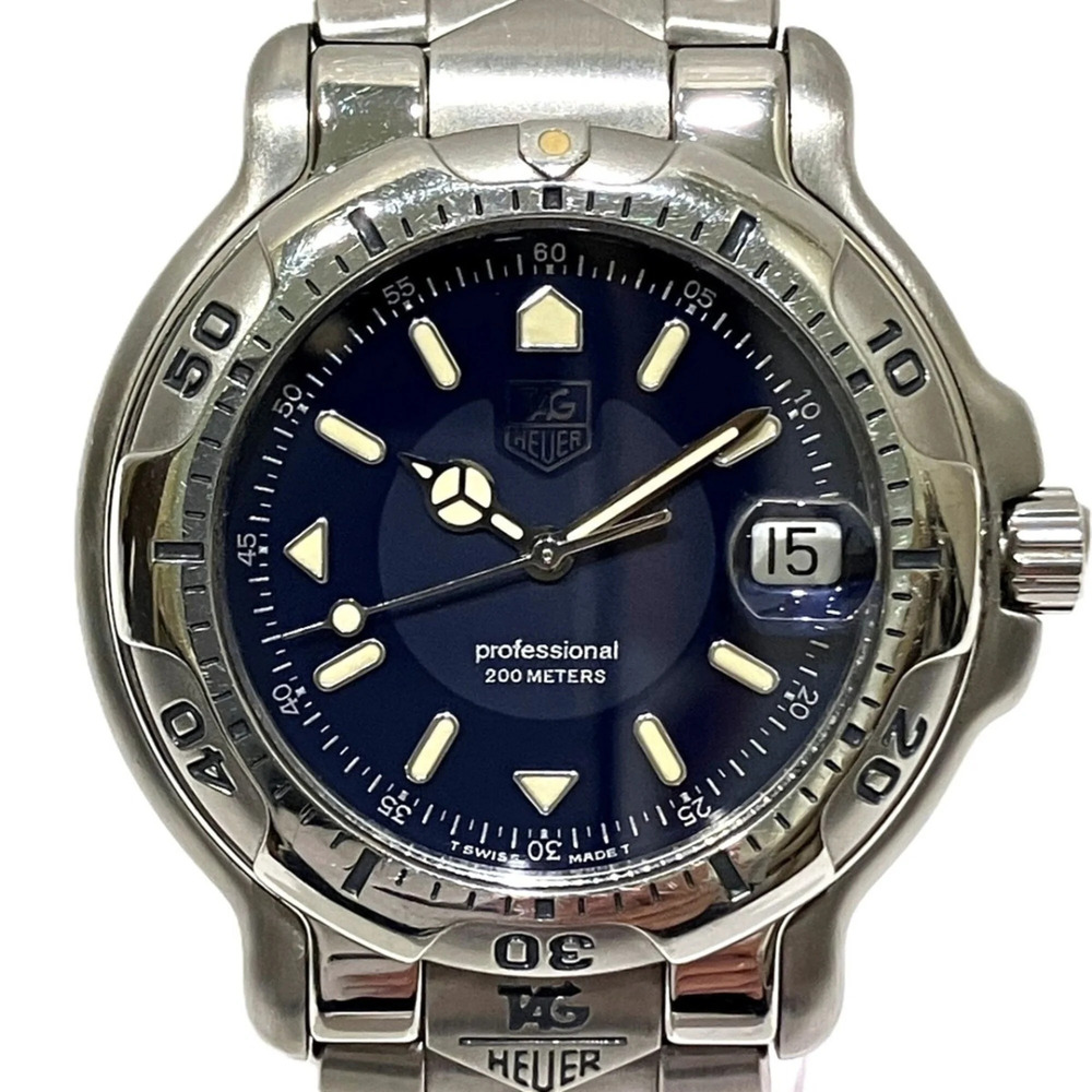 TAG Heuer Professional Watch, Total Weight 111g, Stainless Steel, Quartz Move...